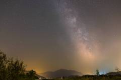 Milchstrasse mit Rigi am Zugersee