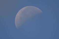 Mond am Morgen