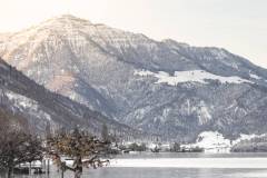 Rigi mit Sonne