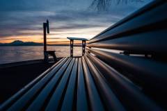 Zugersee an Abend
