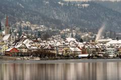 Stadt Zug im Winter