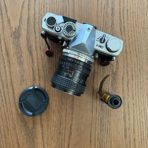 Da ist sie, meine erste analoge Kamera
